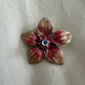 Gap brooch - pink flower